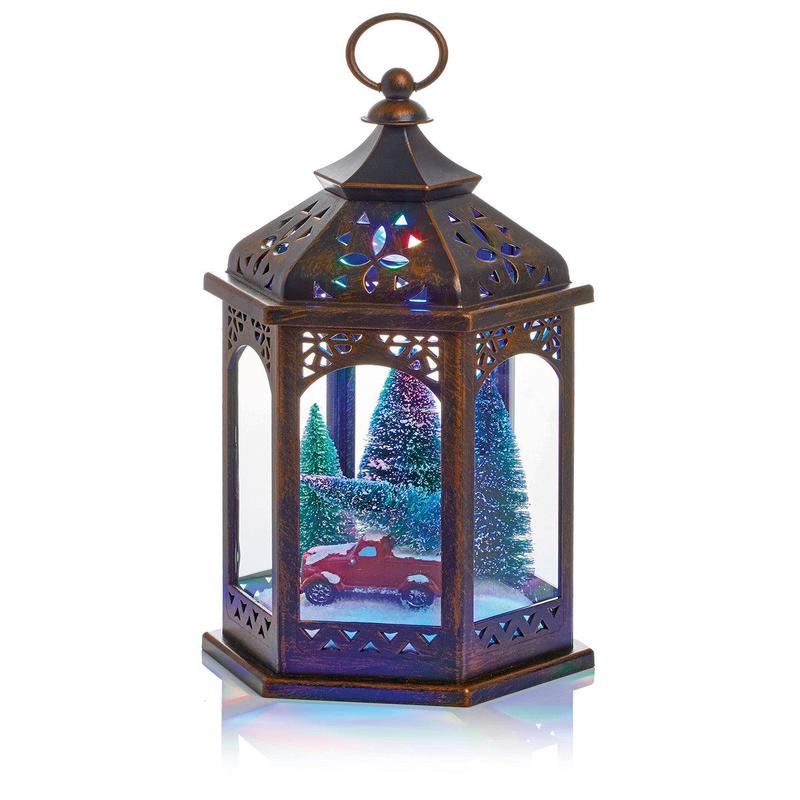Brown - Hexagonal lantern
