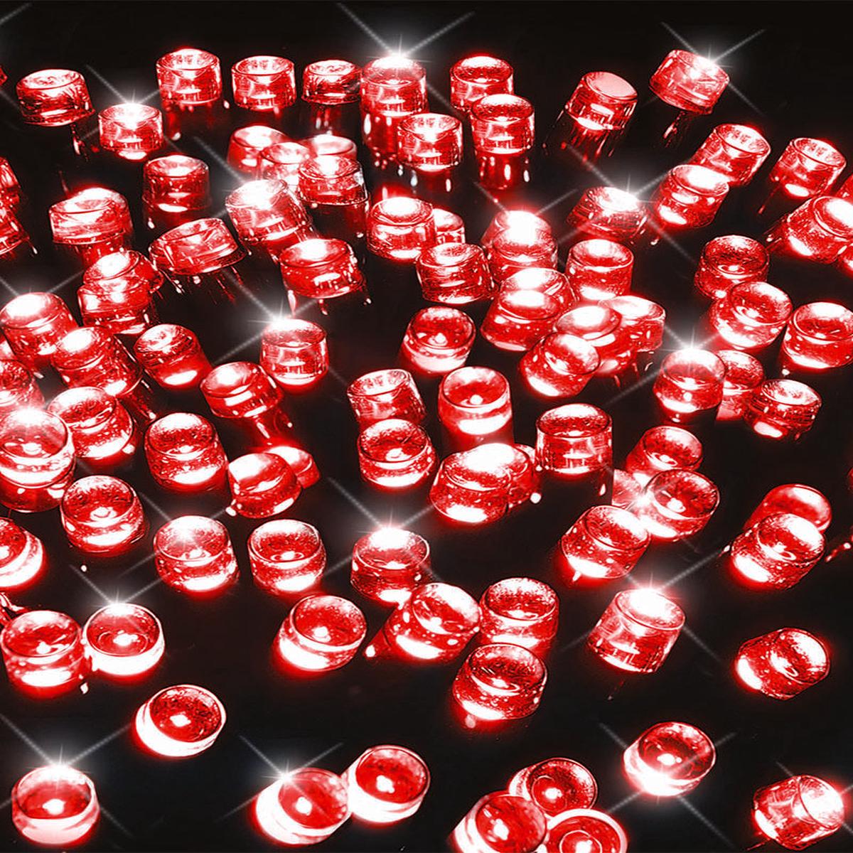 Flashing Red 400 Piece LED Christmas Fairy Lights