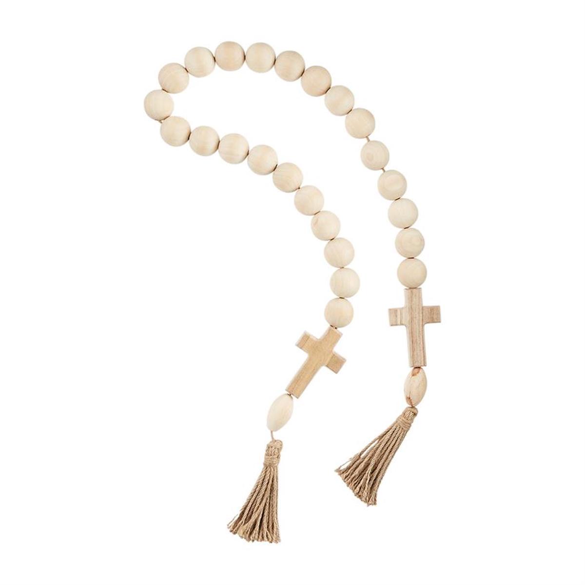 Mud Pie MP 40990006xx Eucalyptus Wood Bead - 2 Styles