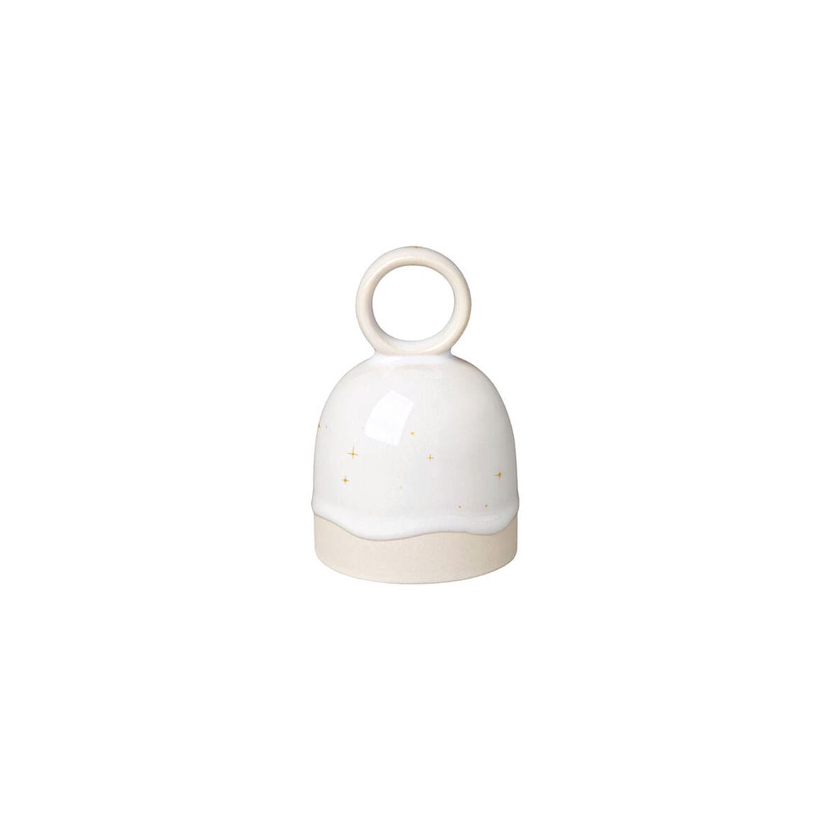 VILLEROY & BOCH Winter Glow Bell Bell 10cm Porcelain Christmas Decoration
