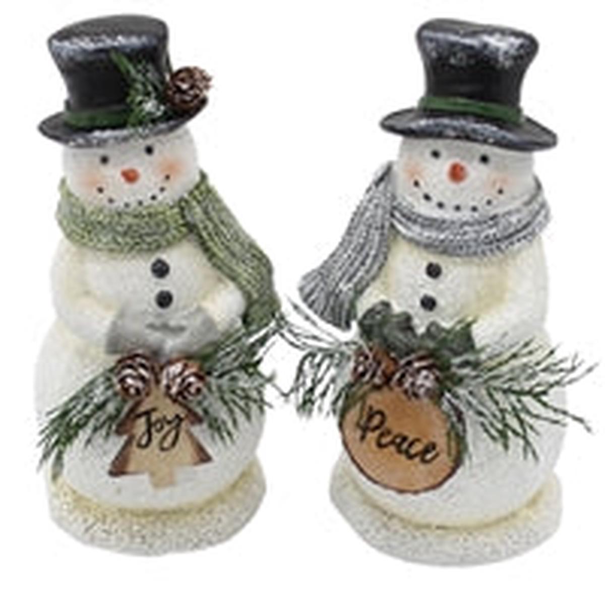 Wing Tai Trading WTT RXF39032 RESIN SNOWMEN