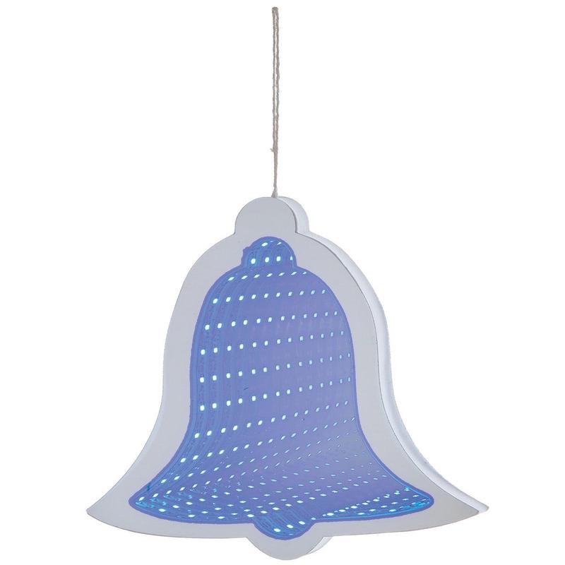 Blue - LED Bell infinity mirror