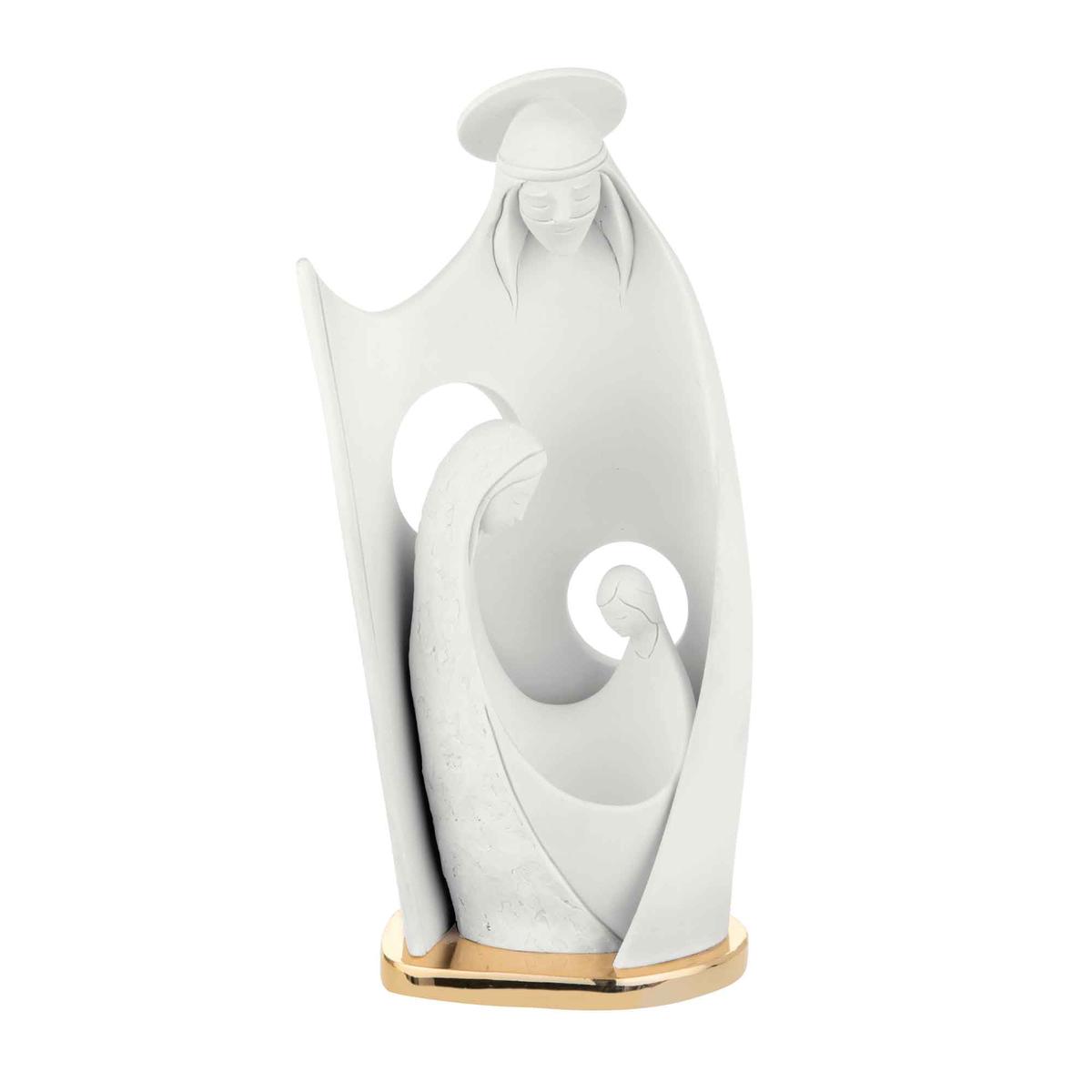 BONGELLI PREZIOSI Nativity Scene Nativity Halos 29cm White Christmas