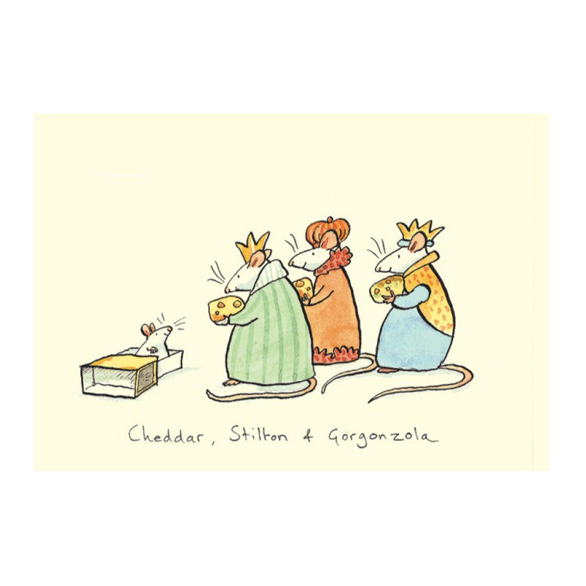 Cheddar Stilton And Gorgonzola Card