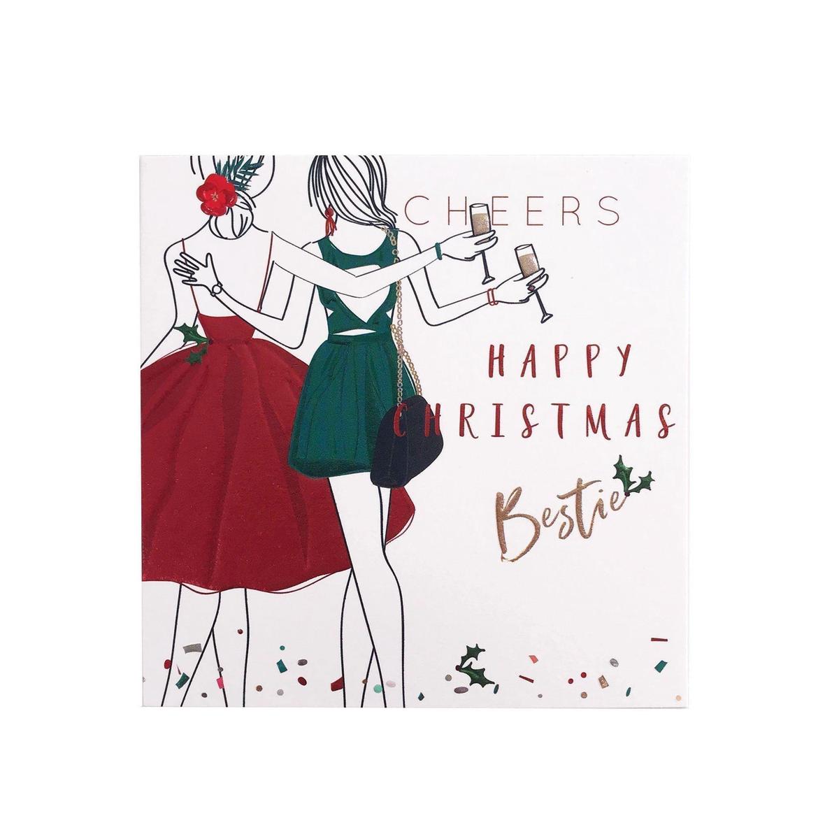 Christmas Card - Happy Christmas Bestie