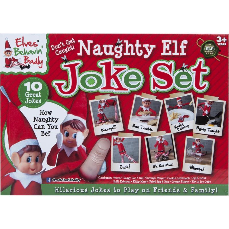 Elves Behavin Badley Naughty Elf Box Of 10 Joke