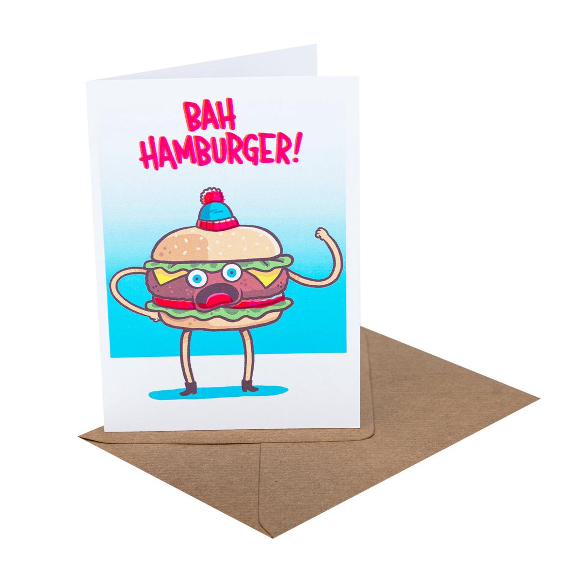 Fred Aldous X Hammo - Christmas Card - BAH HAMBURGER!
