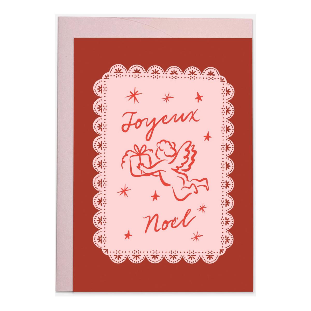 Joyeux Noel Angel Card