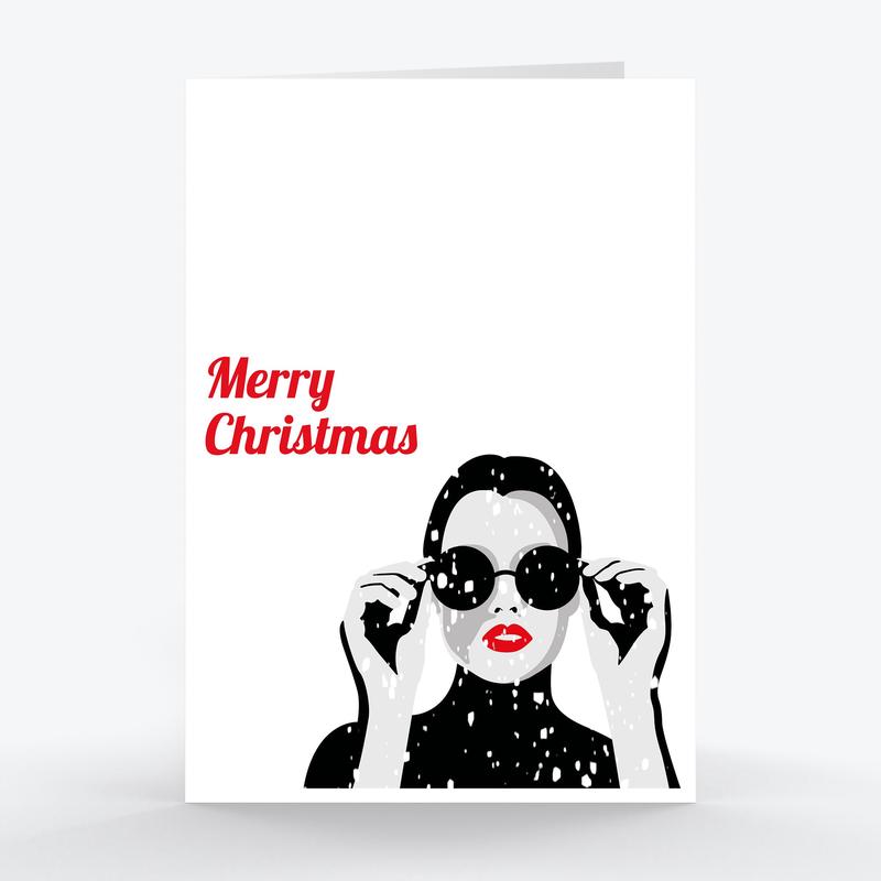 Pop Art Collection Christmas Card Set - Set of 5 - A5 or A6 Sizes - A5 / 15