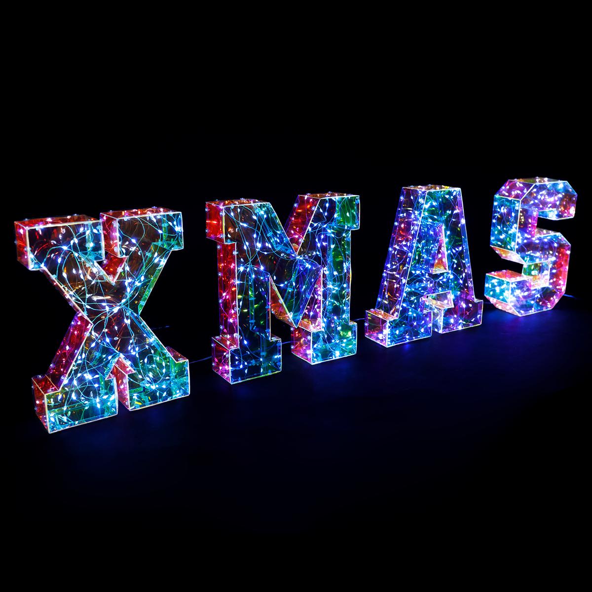Prism Light 25cm LED XMAS Sign 400B