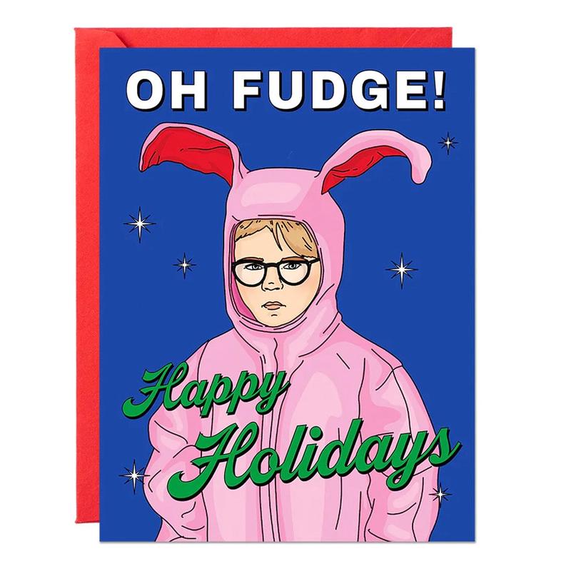 Ralphie Bunny Oh Fudge! Card