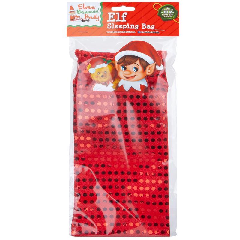 Red - Elf sequin sleeping bag