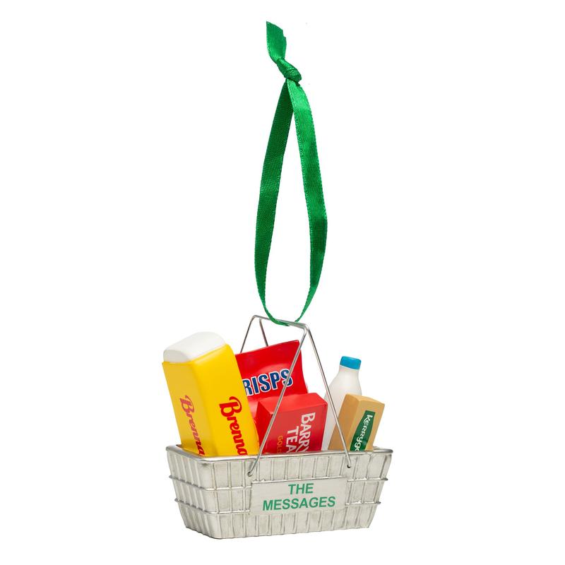 The Messages Basket Christmas Tree Decoration