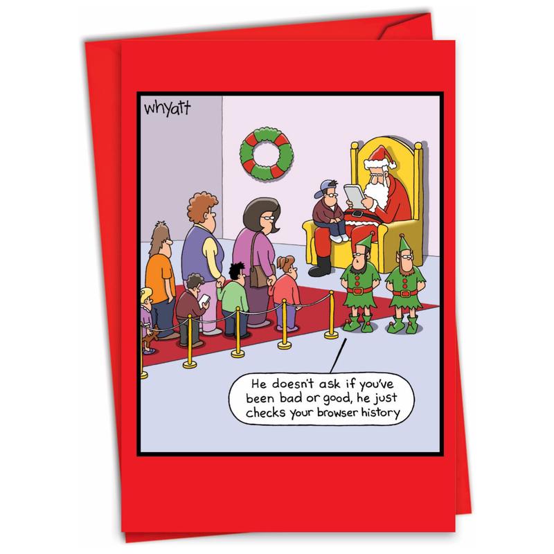 Browser History Christmas Card