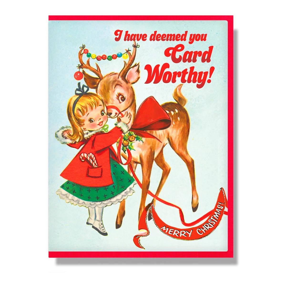 Card Worthy Card Holiday Card