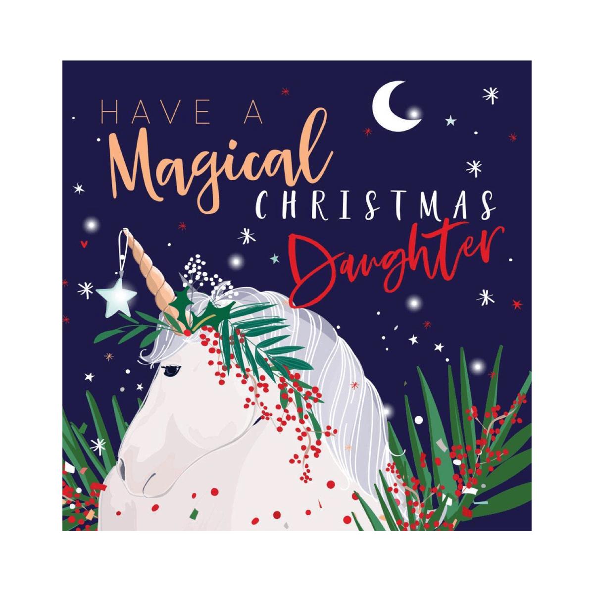 Christmas Card - Magical Christmas Daughter