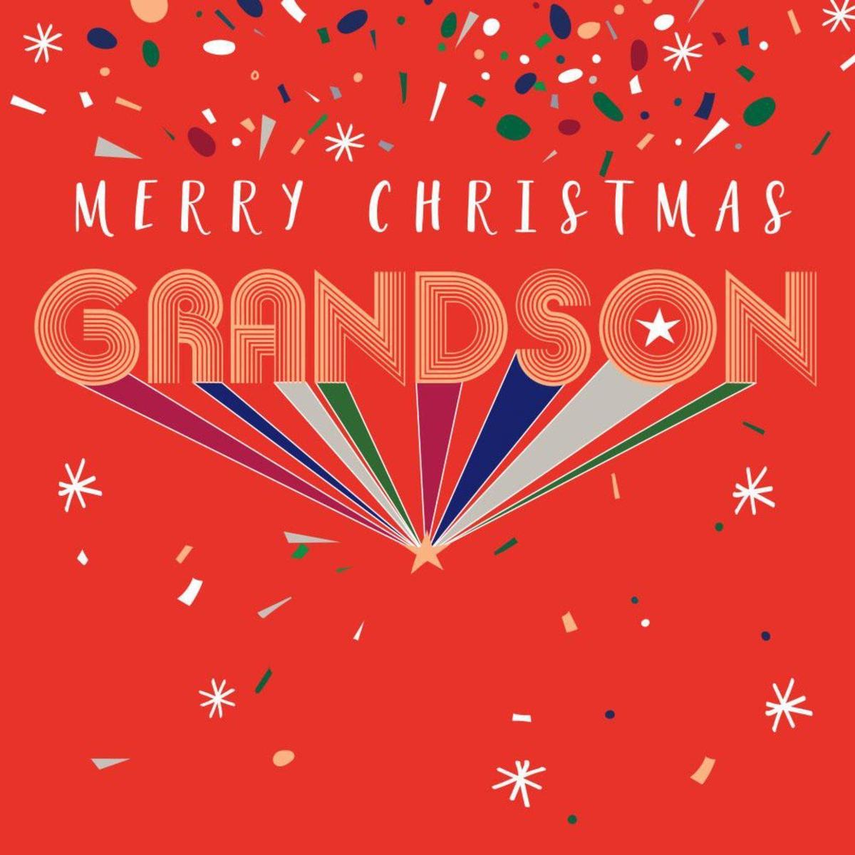 Christmas Card - Merry Christmas Grandson