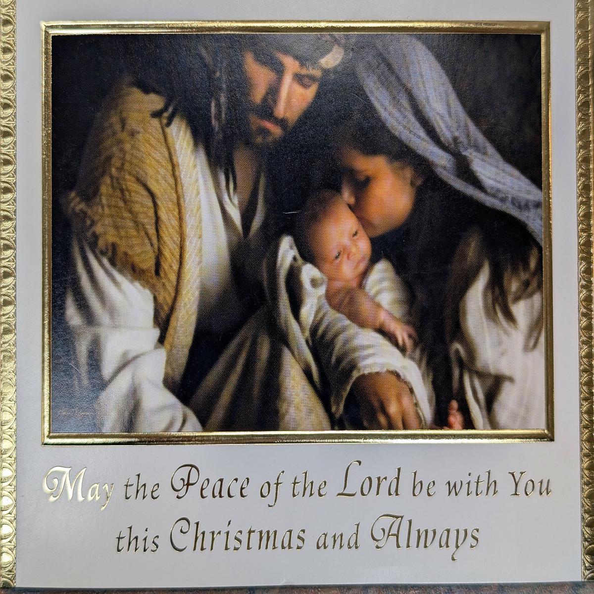 Christmas Cards : May the Peace of the Lord be with You