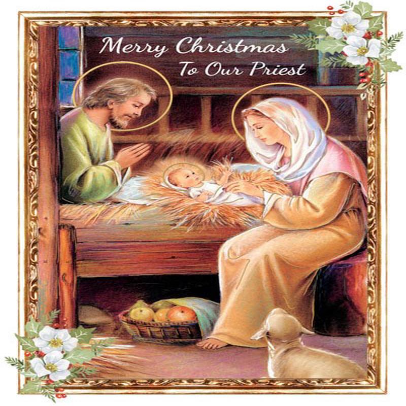 Christmas Cards: Merry Christmas to Our Priest