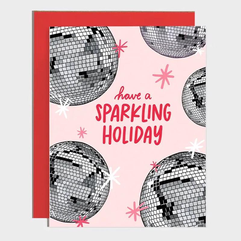 Disco Sparkling Holiday Card