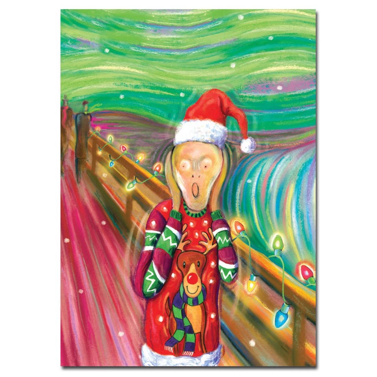 Edvard Munch The Scream Holiday Card