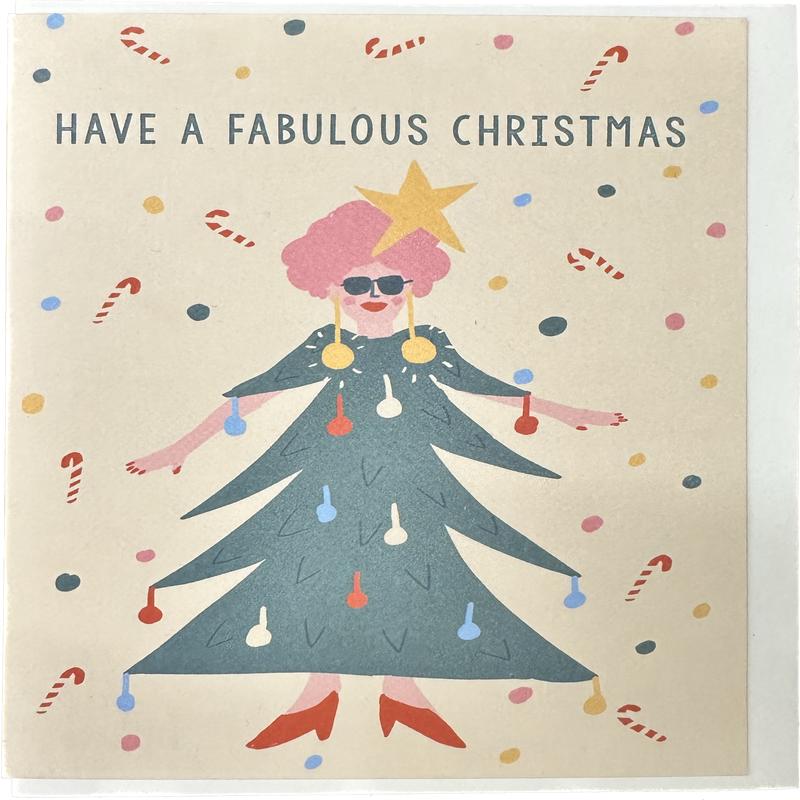 Fabulous Lady Tree Card
