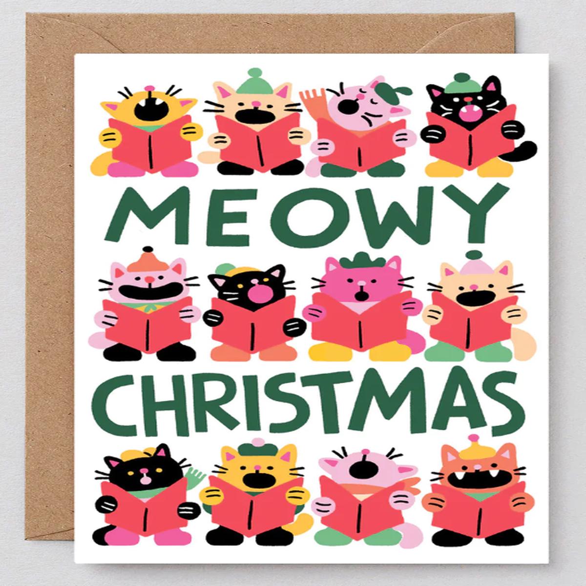 Meowy Christmas Card