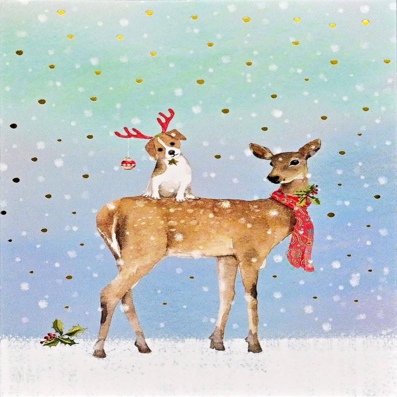 Peter Pauper Press - Winter Friends Small Boxed Holiday Cards