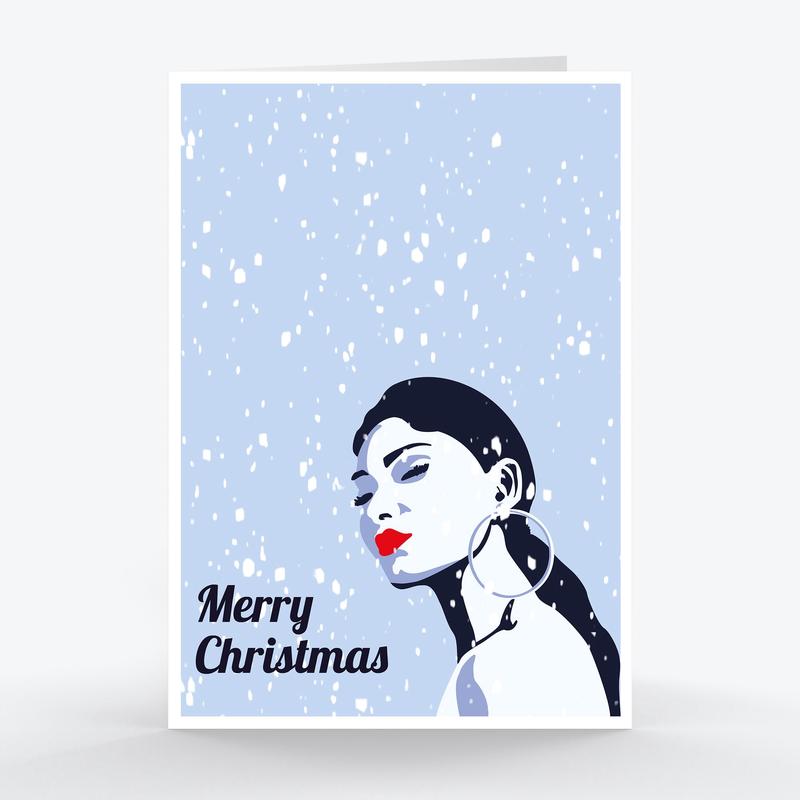 Pop Art Collection Personalised Christmas Card (Set of 5) - A5 or A6 Sizes - A6 / 30