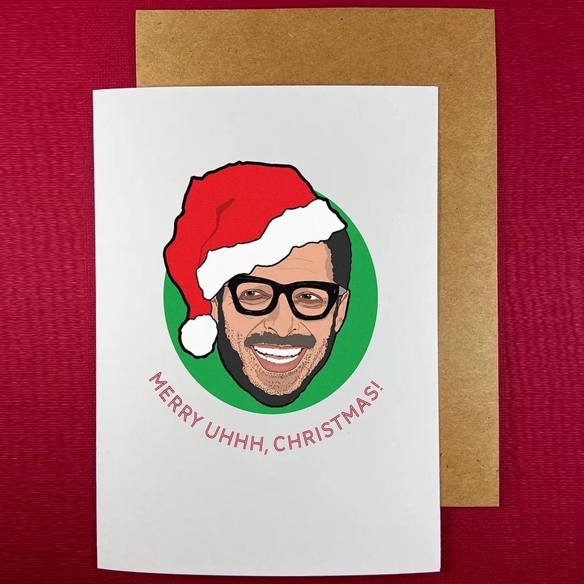 Uhhh Jeff Goldblum Holiday Card