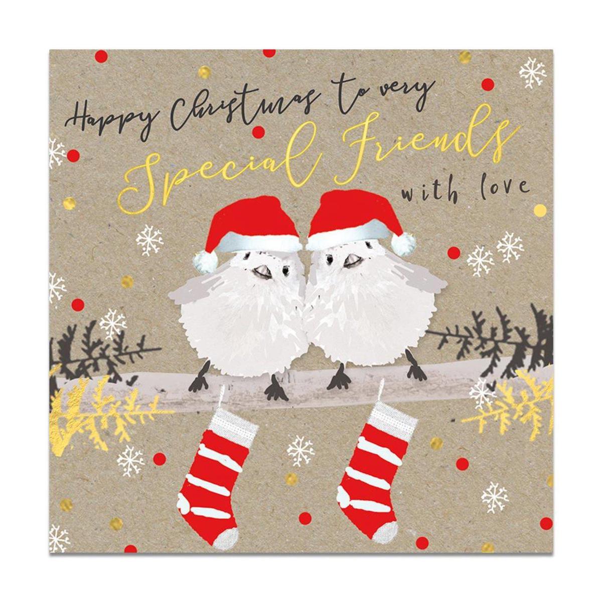 Christmas Card - Happy Christmas To My Special Friends With Love