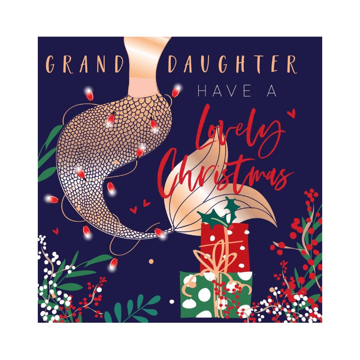 Christmas Card - Lovely Grand Daughter