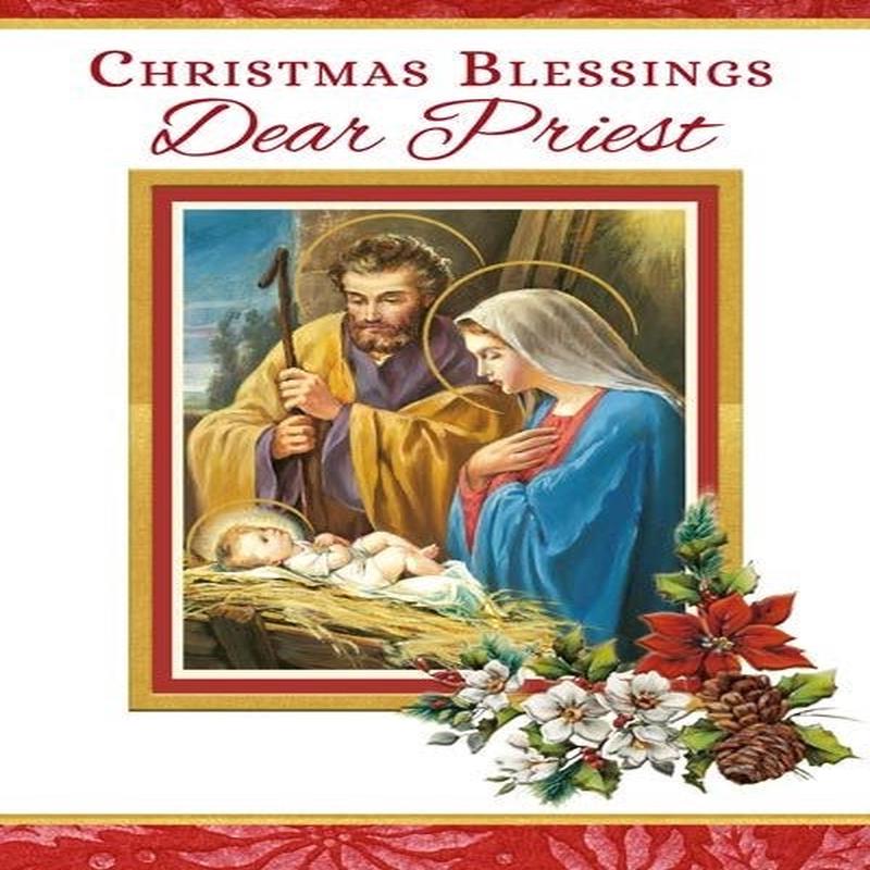 Christmas Cards: Christmas Blessings Dear Priest