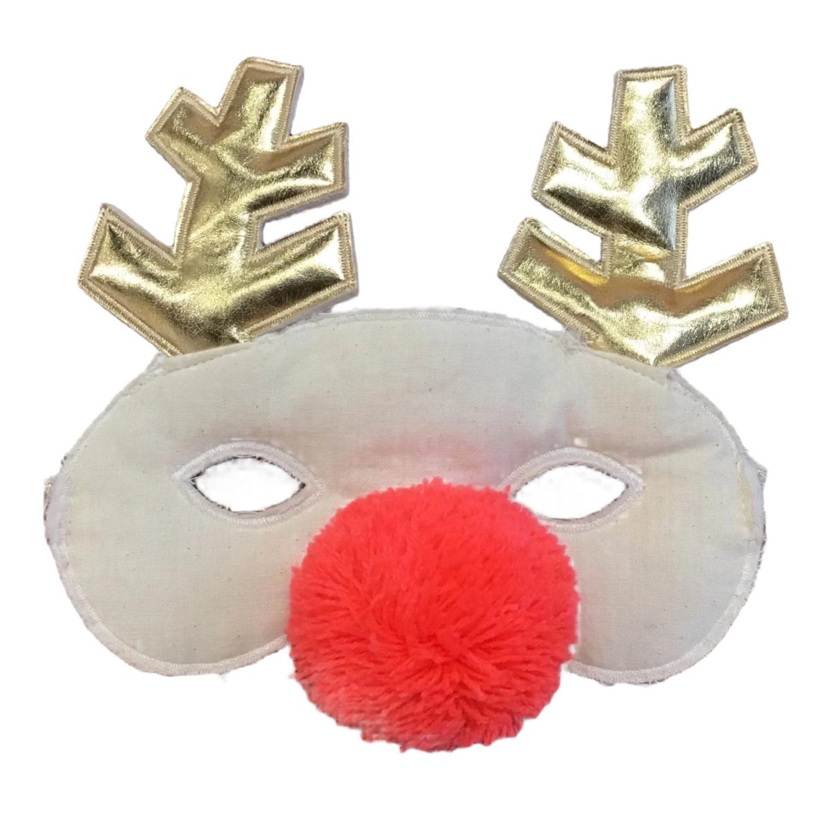 Fabric Reindeer Mask