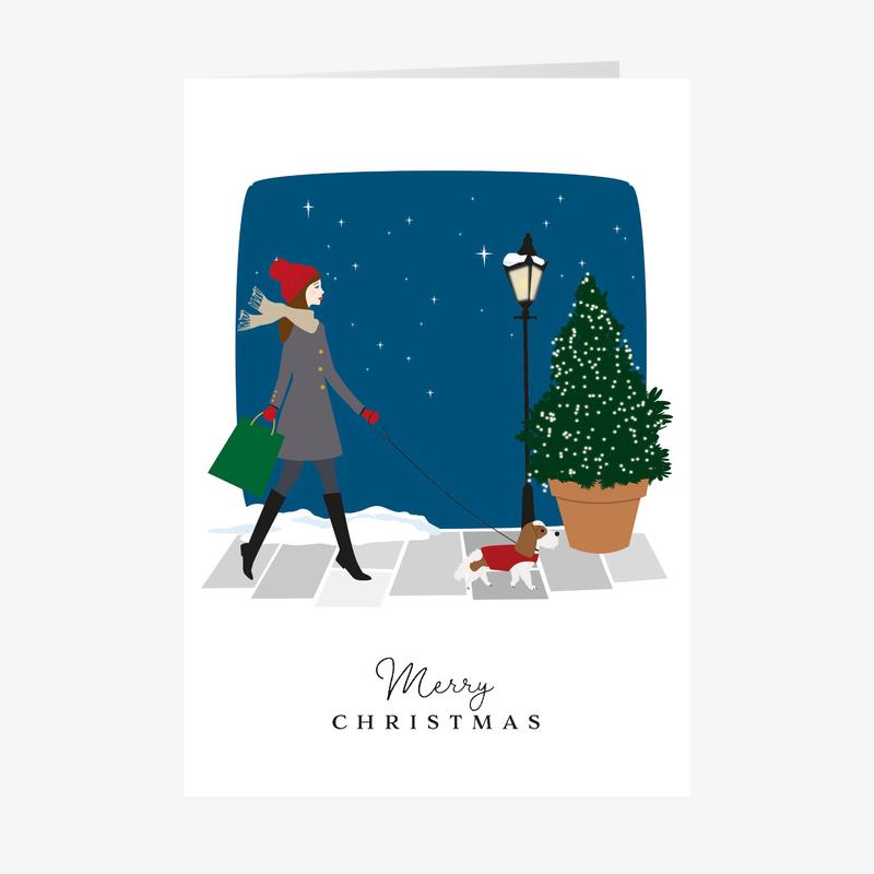 Felicity Collection Personalised Christmas Card - A5 or A6 Sizes - A6 / 30