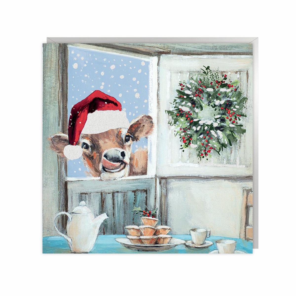 Festive Feast Christmas Cards, 6 Pack