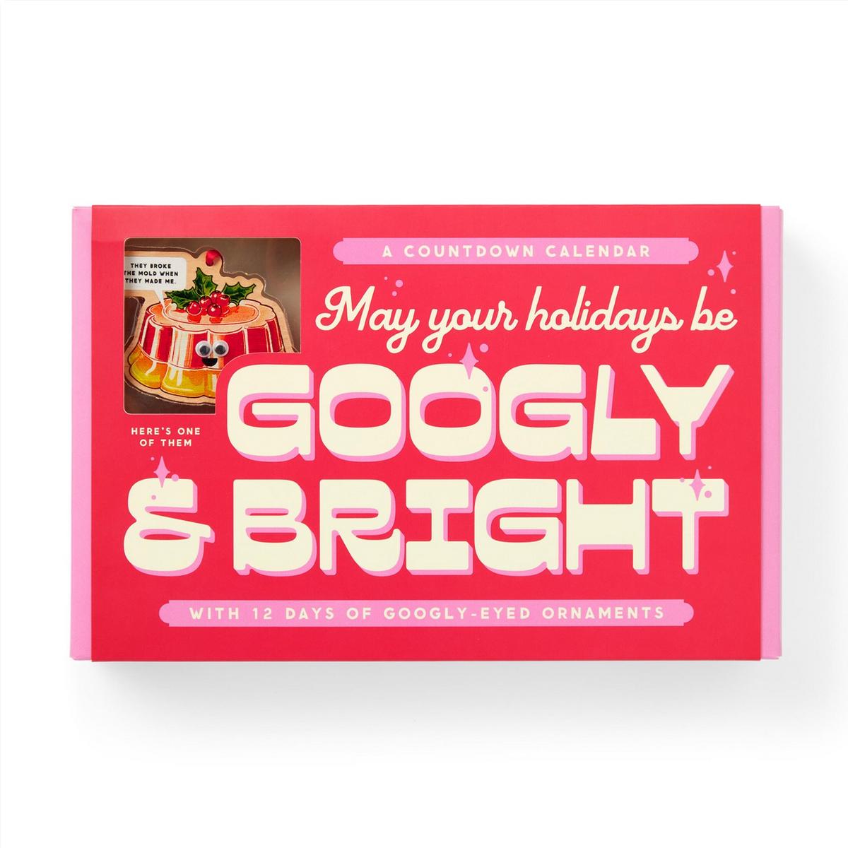 Googly & Bright Holiday Ornament Countdown Advent Calendar