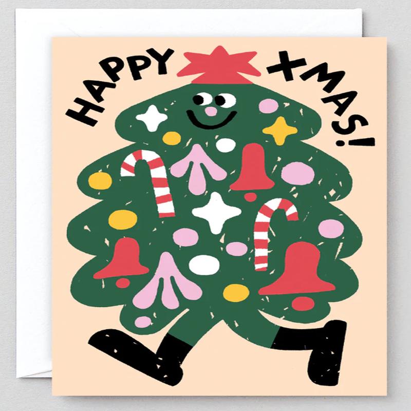 Happy Xmas Tree Card