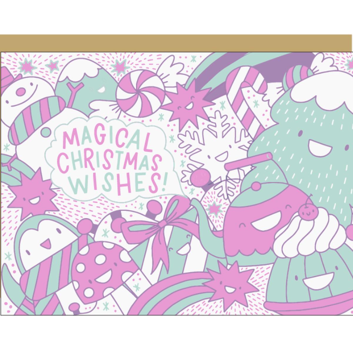 Magical Christmas Card Set (6pk) -Christmas