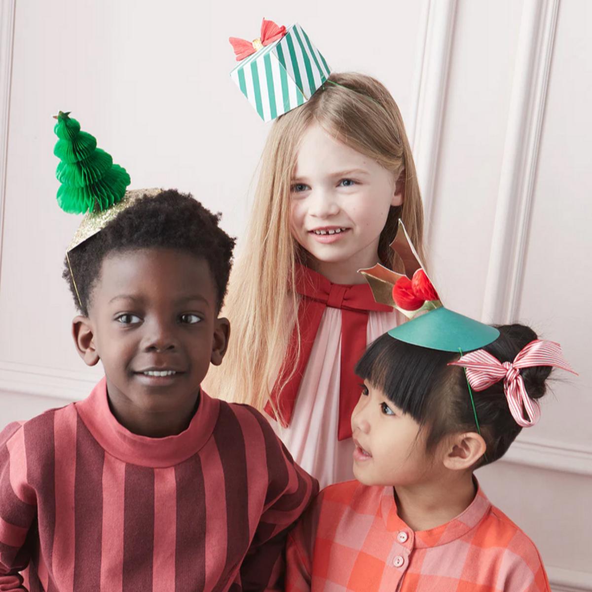 Mixed Christmas Party Hats -pk6