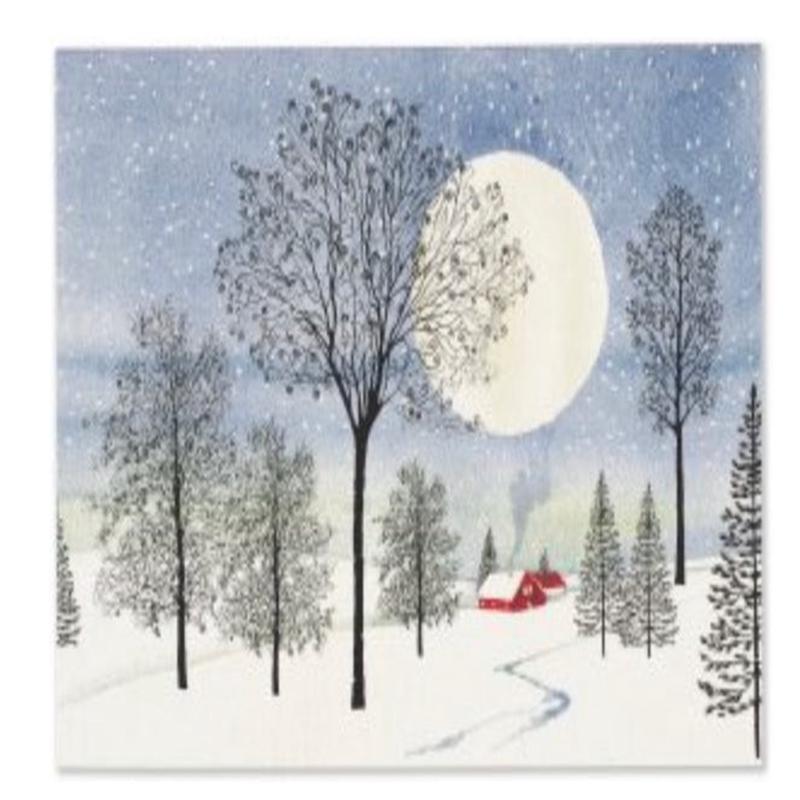 MOONLIT COTTAGE - DELUXE HOLIDAY CARDS