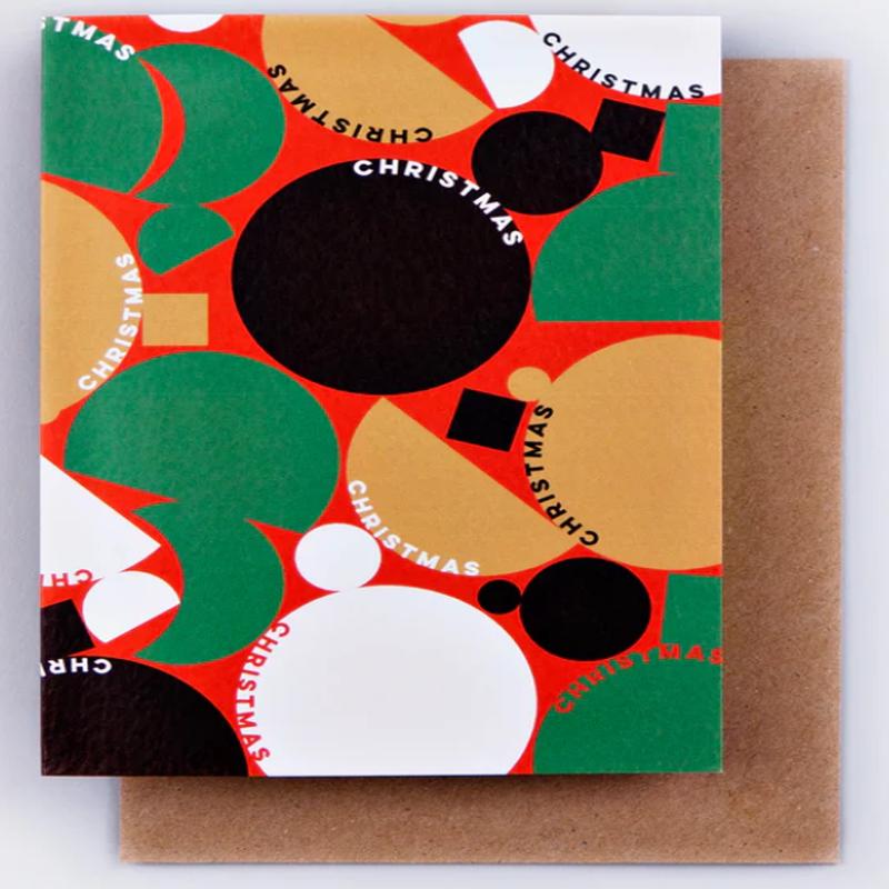 Moonscape Christmas Card