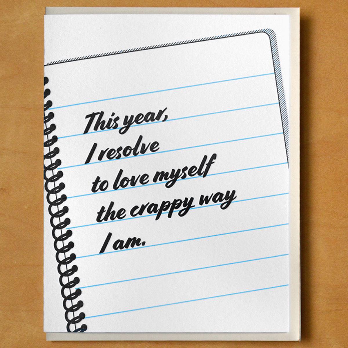 New Year Love Yourself Card