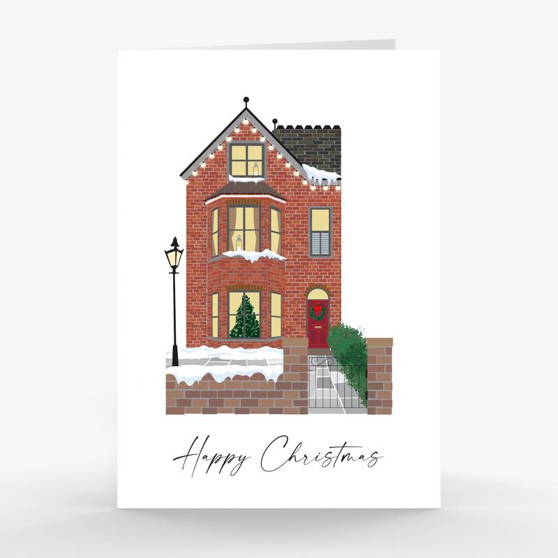 Personalised Our Home Collection Christmas Card - A5 or A6 Sizes - A6 / 45