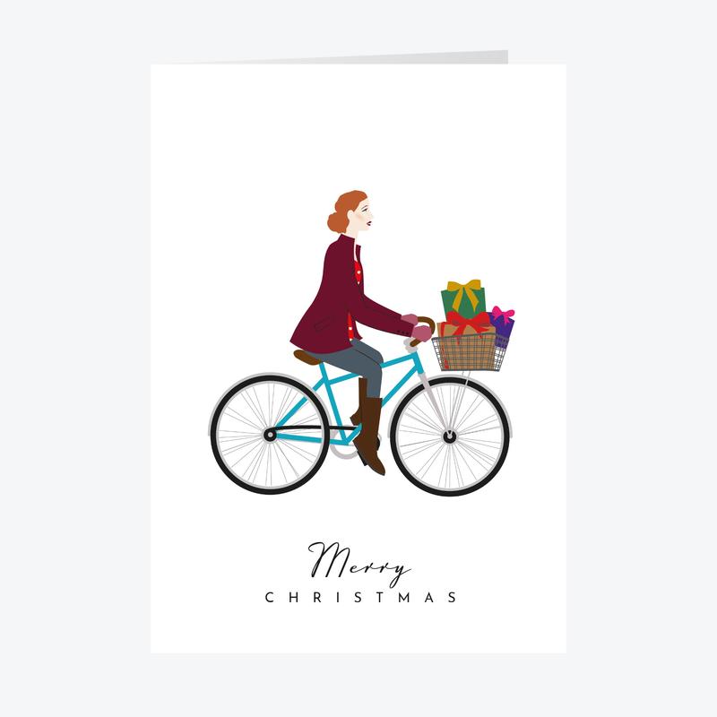Personalised Rebecca Christmas Card Set A5 Size - A5 / 5