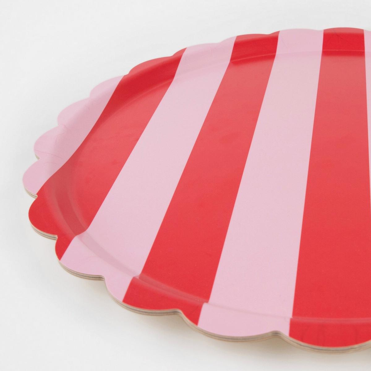 Red & Pink Large Tray