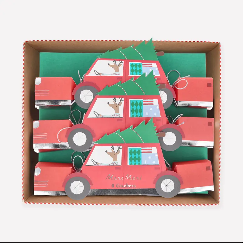 Reindeer In Car Crackers