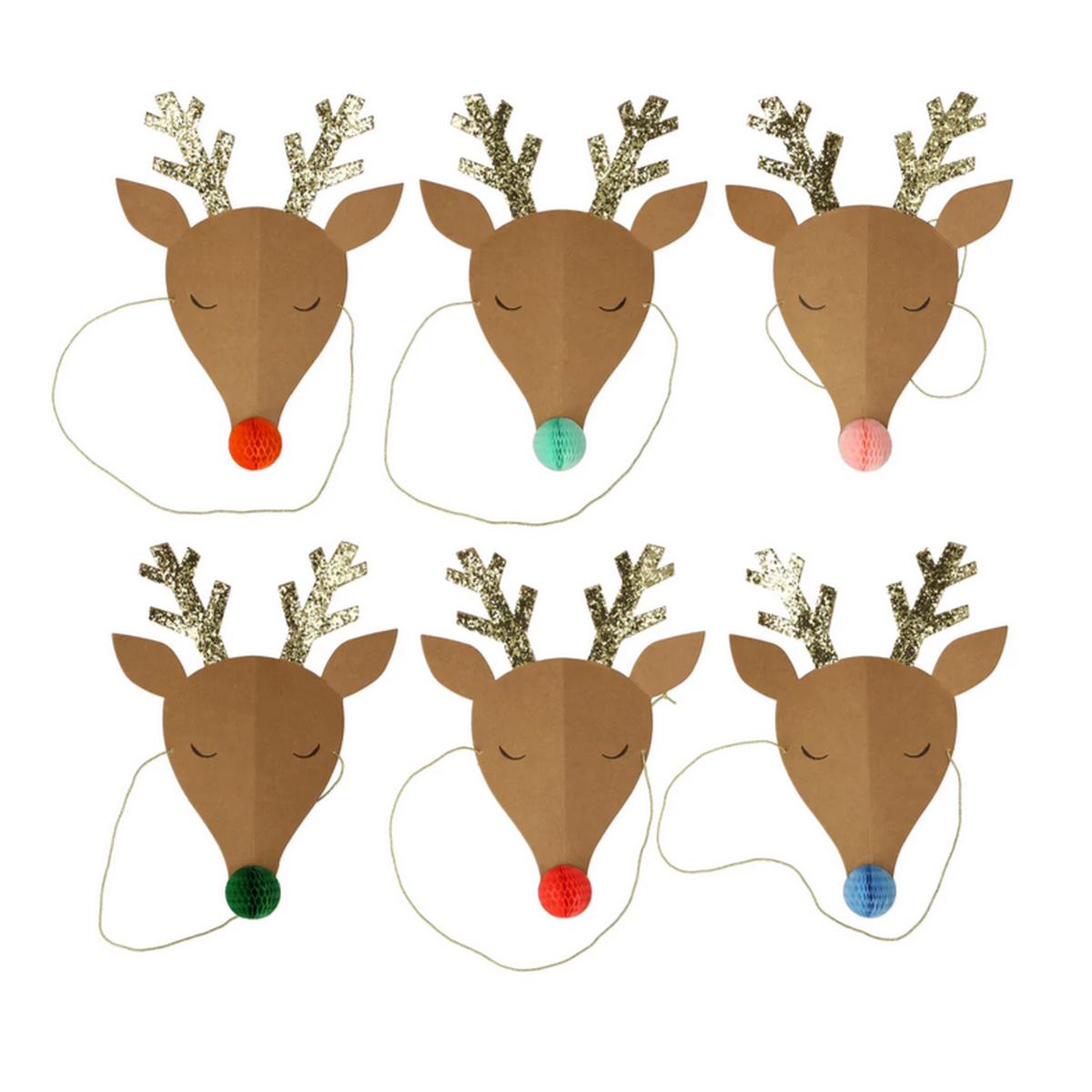 Reindeer Party Hats