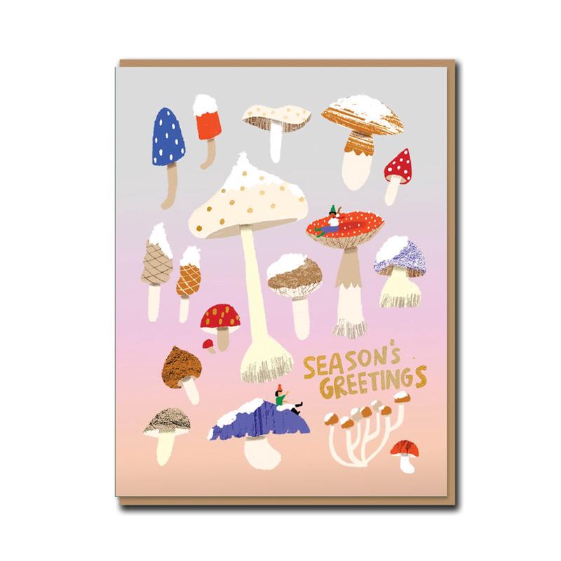 Shroomy Winter Card - Default Title