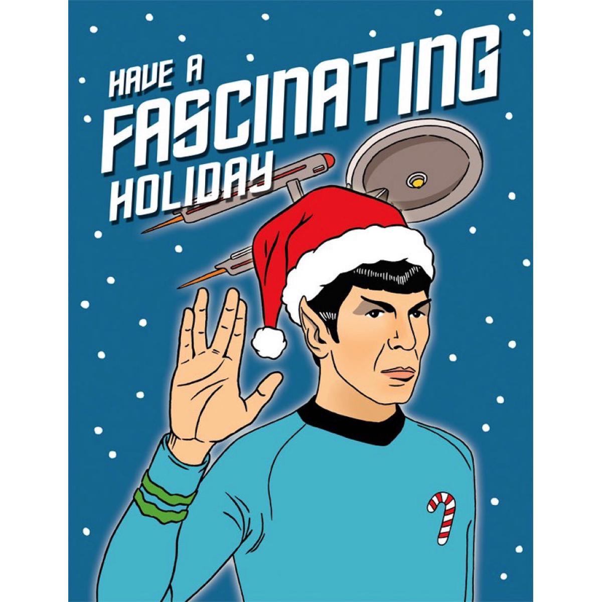 Spock Fascinating Holiday Card